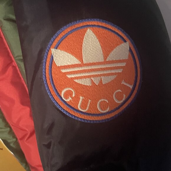 NWT Gucci x adidas Padded Down Hooded Jacket With Detachable Sleeves 713712 - Picture 3 of 9